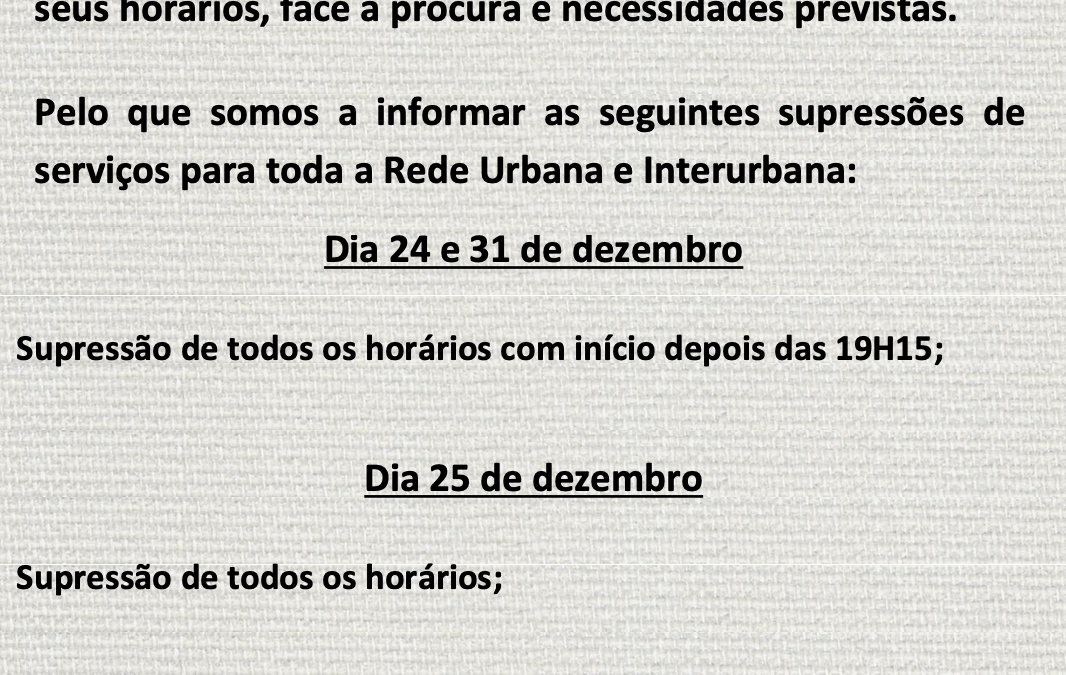 Aviso de Natal